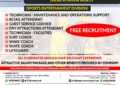 Urgent Requirement for Red Sea Project – Saudi Arabia