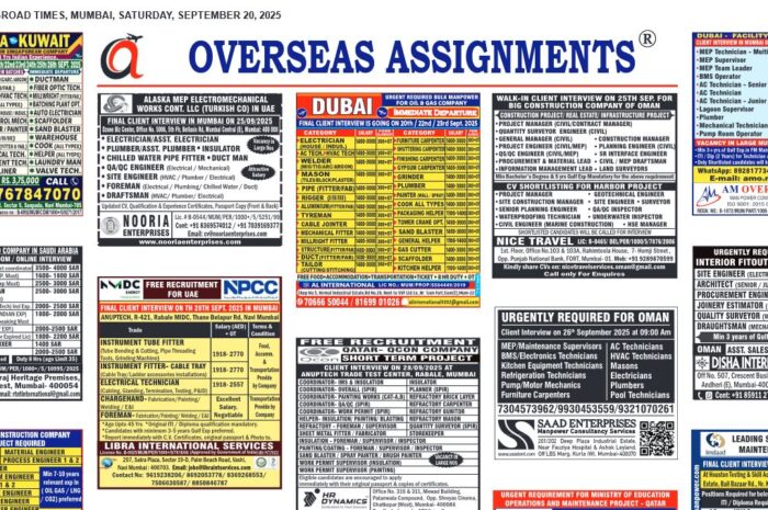 Assignment Abroad Times 20th Sept 2025