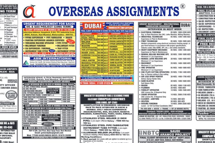 Assignment Abroad Times 18th Oct 2025